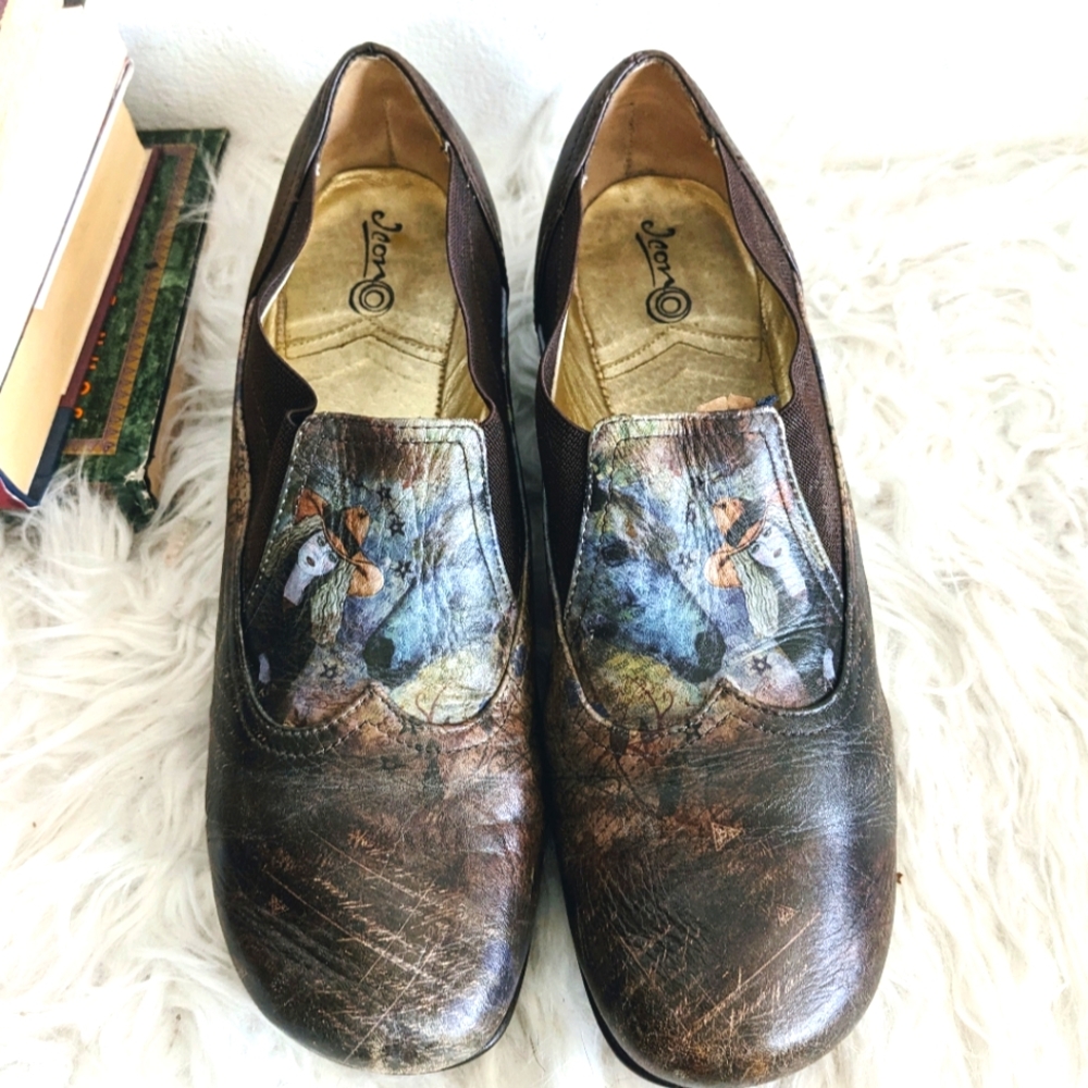 Vintage Icon Loafer Cowboy Western Horse Limited Edition Wearable Art 9 - Picture 5 of 7